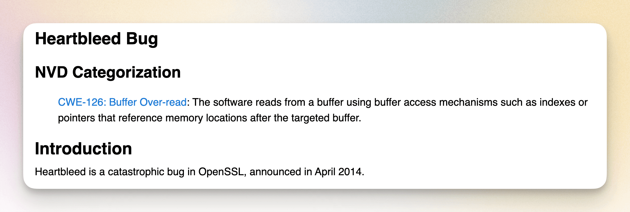 Heartbleed Bug