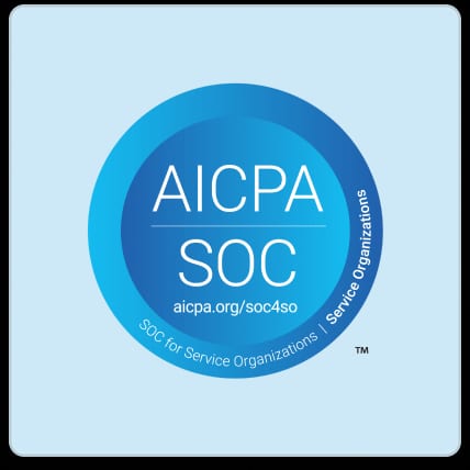 AICPA SOC 2 certification badge